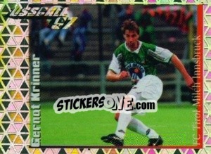 Figurina Gernot Krinner - Österreichische Fußball-Bundesliga 1996-1997 n. 75 - Panini