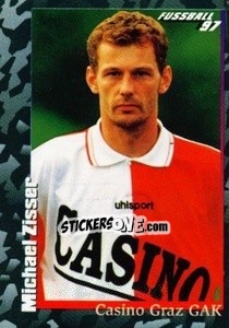 Cromo Michael Zisser - Österreichische Fußball-Bundesliga 1996-1997 - Panini
