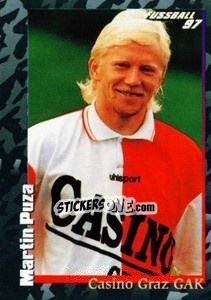 Sticker Martin Puza - Österreichische Fußball-Bundesliga 1996-1997 - Panini