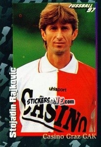 Sticker Stojadin Rajkovic - Österreichische Fußball-Bundesliga 1996-1997 - Panini