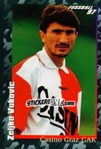 Sticker Zeljko Vukovic - Österreichische Fußball-Bundesliga 1996-1997 - Panini