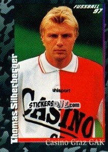 Figurina Thomas Silberberger - Österreichische Fußball-Bundesliga 1996-1997 n. 88 - Panini