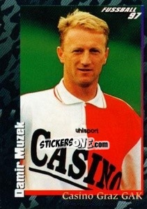 Sticker Damir Muzek - Österreichische Fußball-Bundesliga 1996-1997 - Panini