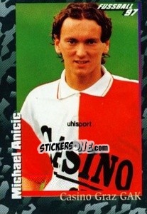 Cromo Michael Anicic - Österreichische Fußball-Bundesliga 1996-1997 n. 92 - Panini
