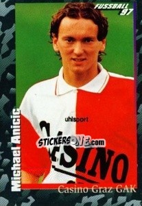 Sticker Michael Anicic - Österreichische Fußball-Bundesliga 1996-1997 - Panini