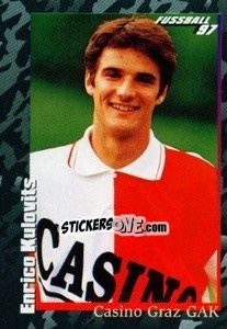 Cromo Enrico Kulovits - Österreichische Fußball-Bundesliga 1996-1997 - Panini