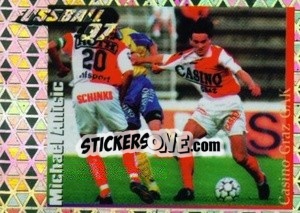 Sticker Michael Anicic - Österreichische Fußball-Bundesliga 1996-1997 - Panini