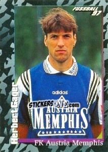 Cromo Herbert Gager - Österreichische Fußball-Bundesliga 1996-1997 - Panini