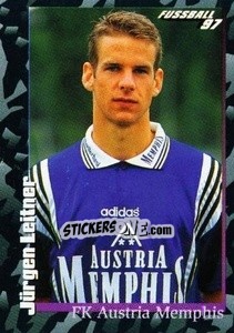 Cromo Jürgen Leitner - Österreichische Fußball-Bundesliga 1996-1997 - Panini