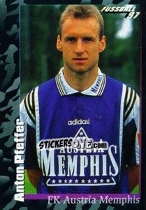 Cromo Anton Pfeffer - Österreichische Fußball-Bundesliga 1996-1997 - Panini