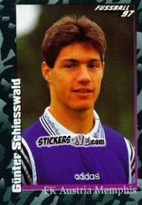Sticker Günter Schiesswald - Österreichische Fußball-Bundesliga 1996-1997 - Panini