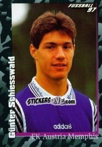 Figurina Günter Schiesswald - Österreichische Fußball-Bundesliga 1996-1997 n. 114 - Panini
