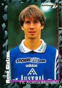 Cromo René Glatzer - Österreichische Fußball-Bundesliga 1996-1997 - Panini