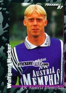 Cromo Wolfgang Hacker - Österreichische Fußball-Bundesliga 1996-1997 - Panini