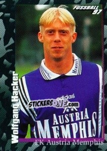 Figurina Wolfgang Hacker - Österreichische Fußball-Bundesliga 1996-1997 n. 118 - Panini