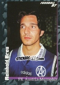Cromo Reinhold Breu - Österreichische Fußball-Bundesliga 1996-1997 - Panini