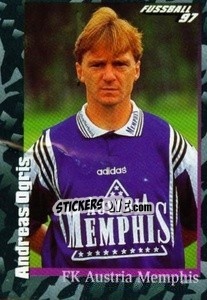 Sticker Andreas Ogris - Österreichische Fußball-Bundesliga 1996-1997 - Panini