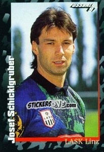 Cromo Josef Schicklgruber - Österreichische Fußball-Bundesliga 1996-1997 - Panini