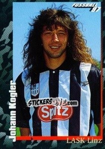 Sticker Johann Kogler - Österreichische Fußball-Bundesliga 1996-1997 - Panini