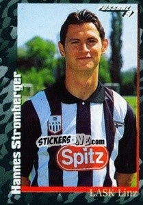 Sticker Hannes Stromberger - Österreichische Fußball-Bundesliga 1996-1997 n. 142 - Panini