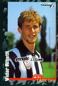 Sticker Vidar Riseth - Österreichische Fußball-Bundesliga 1996-1997 - Panini