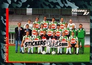 Cromo Mannschaft - Österreichische Fußball-Bundesliga 1996-1997 - Panini