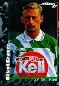 Figurina Roland Kramer - Österreichische Fußball-Bundesliga 1996-1997 n. 160 - Panini