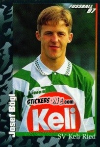 Cromo Josef Bögl - Österreichische Fußball-Bundesliga 1996-1997 - Panini