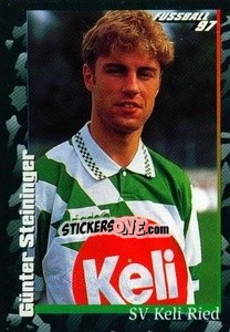 Cromo Günter Steininger - Österreichische Fußball-Bundesliga 1996-1997 - Panini