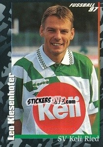 Sticker Leo Kiesenhofer - Österreichische Fußball-Bundesliga 1996-1997 - Panini