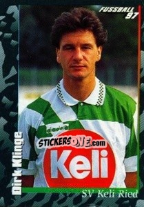 Sticker Dirk Klinge - Österreichische Fußball-Bundesliga 1996-1997 - Panini