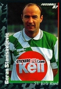 Figurina Goran Stanisavljevic - Österreichische Fußball-Bundesliga 1996-1997 n. 165 - Panini