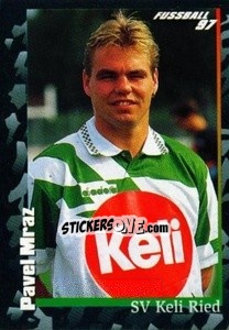 Cromo Pavel Mraz - Österreichische Fußball-Bundesliga 1996-1997 n. 166 - Panini