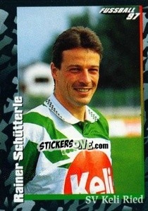 Cromo Rainer Schütterle - Österreichische Fußball-Bundesliga 1996-1997 n. 167 - Panini