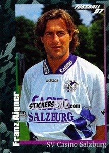 Cromo Franz Aigner - Österreichische Fußball-Bundesliga 1996-1997 n. 185 - Panini
