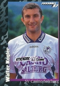 Sticker Walter Kogler - Österreichische Fußball-Bundesliga 1996-1997 n. 186 - Panini