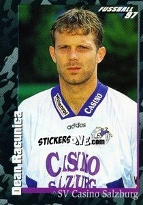 Sticker Dean Racunica - Österreichische Fußball-Bundesliga 1996-1997 - Panini