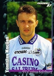 Cromo Tomislav Kocijan - Österreichische Fußball-Bundesliga 1996-1997 - Panini
