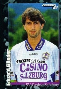 Sticker Eduard Glieder - Österreichische Fußball-Bundesliga 1996-1997 n. 195 - Panini