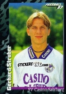 Figurina Gerhard Struber - Österreichische Fußball-Bundesliga 1996-1997 n. 198 - Panini