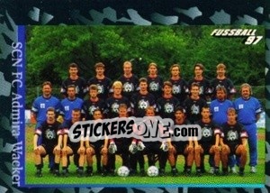Sticker Mannschaft - Österreichische Fußball-Bundesliga 1996-1997 n. 205 - Panini