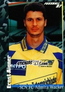 Sticker Ernst Aigner - Österreichische Fußball-Bundesliga 1996-1997 - Panini