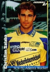 Figurina Christian Salaba - Österreichische Fußball-Bundesliga 1996-1997 n. 211 - Panini