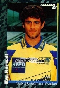 Figurina Ken Burwall - Österreichische Fußball-Bundesliga 1996-1997 n. 214 - Panini