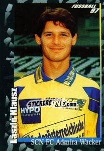 Sticker László Klausz - Österreichische Fußball-Bundesliga 1996-1997 - Panini