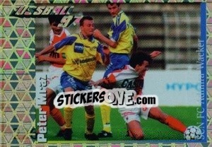 Figurina Peter Mraz - Österreichische Fußball-Bundesliga 1996-1997 n. 226 - Panini