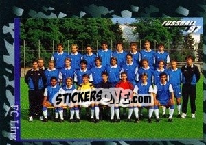 Figurina Mannschaft - Österreichische Fußball-Bundesliga 1996-1997 - Panini