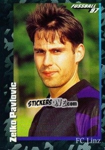 Cromo Zelko Pavlovic - Österreichische Fußball-Bundesliga 1996-1997 - Panini