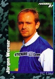 Cromo Jürgen Werner - Österreichische Fußball-Bundesliga 1996-1997 - Panini