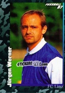 Figurina Jürgen Werner - Österreichische Fußball-Bundesliga 1996-1997 n. 231 - Panini